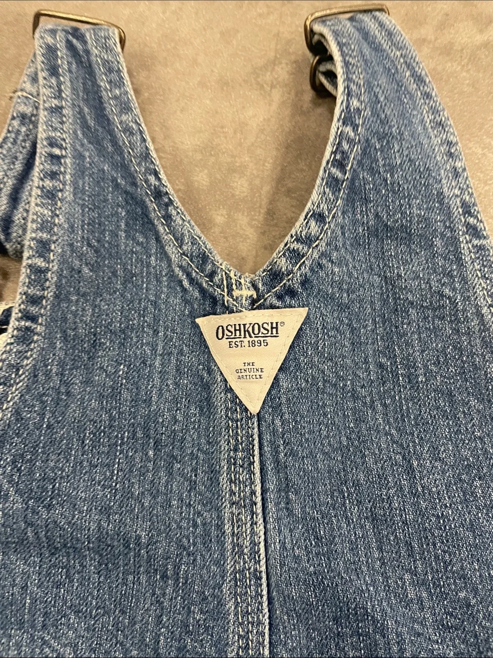 24 month OshKosh B'gosh Blue Denim Kids toddler Overalls